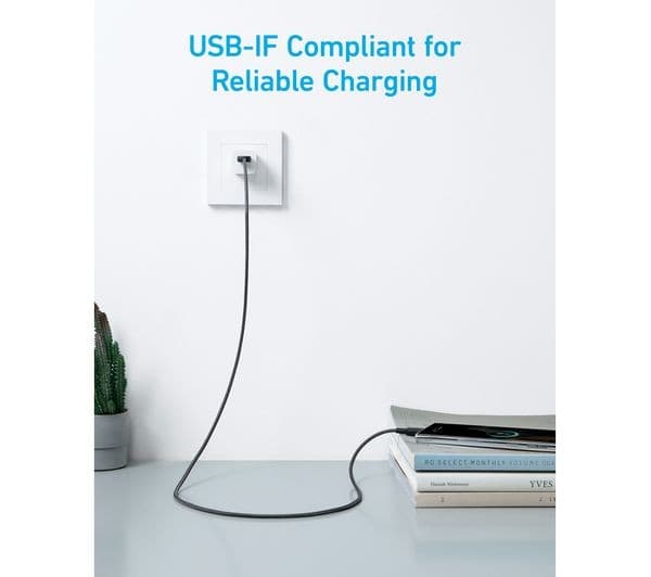 Anker 322 USB-A to USB-C Cable 0.9m Black - Image 2