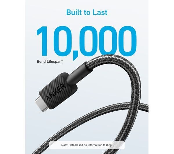 Anker 322 USB-A to USB-C Cable 0.9m Black - Image 4
