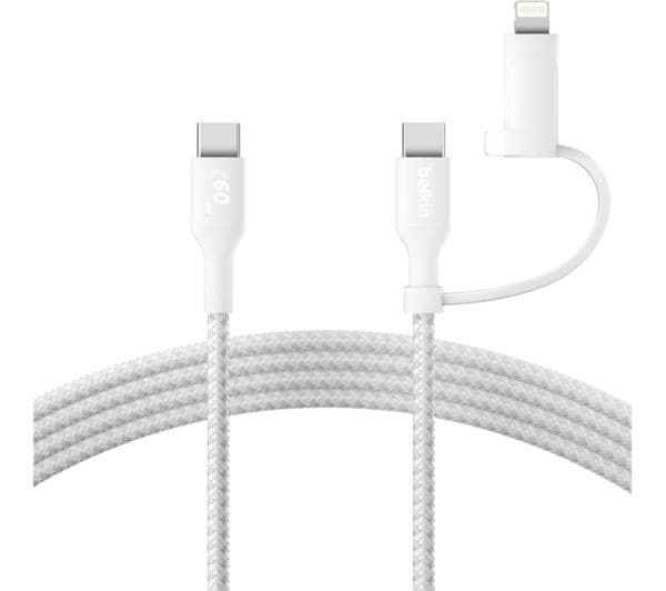 Belkin BoostCharge Pro USB-C to Lightning Cable 1.5m White