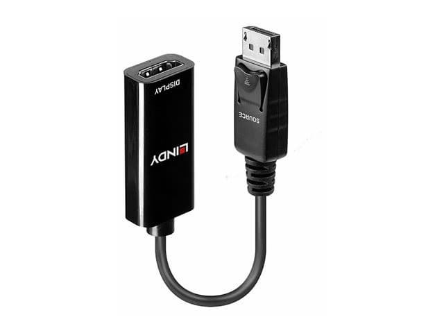 Lindy DisplayPort 1.2 to HDMI 4K30Hz Passive Adapter Converter Black (41718) - Image 3