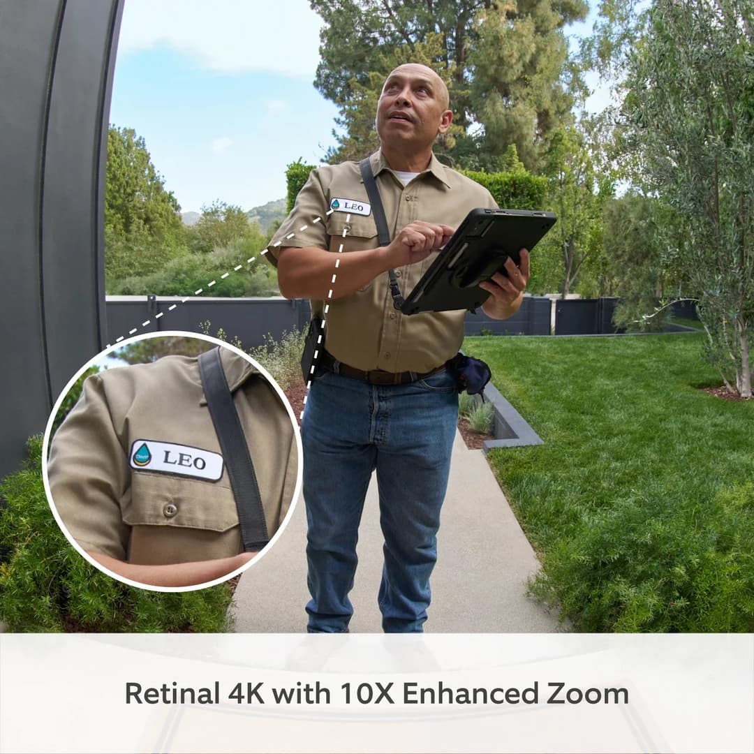 Ring Wired Doorbell Elite (2nd Gen) Smart Video Doorbell with Power over Ethernet - Deep Silver - Image 4