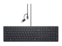 Dell Pro Silent Wired Collaboration Keyboard KB525C UK QWERTY - Black thumbnail 1