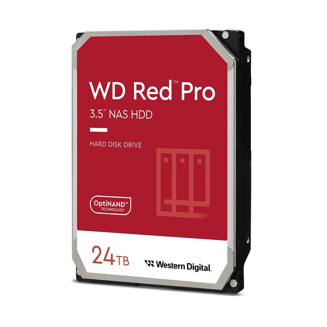 Western Digital Red Pro WD240KFGX NAS internal hard drive 24 TB 7200 RPM 512 MB 3.5" Serial ATA III - Image 1