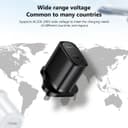 Yesido YC76BL 20W PD USB-C Fast Wall Charger with USB-C to Lightning Cable, UK Plug - Black thumbnail 5
