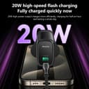 Yesido YC76BL 20W PD USB-C Fast Wall Charger with USB-C to Lightning Cable, UK Plug - Black thumbnail 6