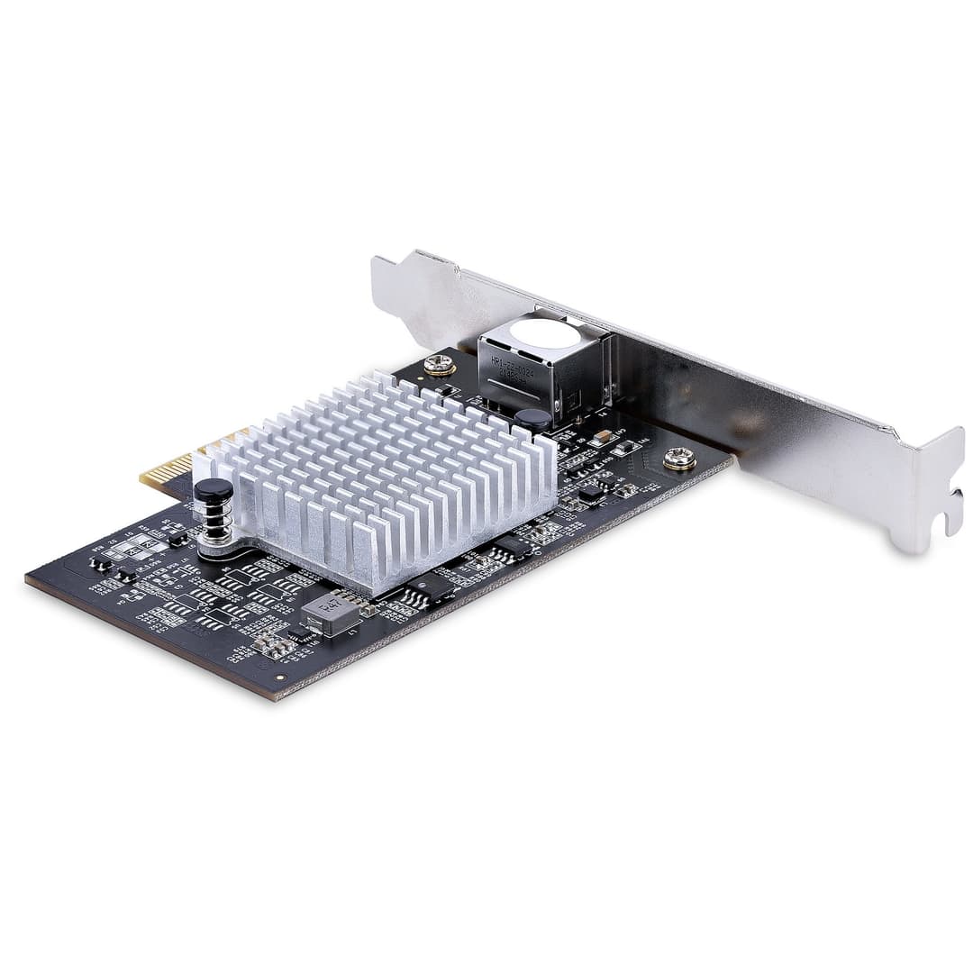 StarTech.com 1-Port 10Gbps PCIe Network Adapter Card, Network Card for PC/Server, Six-Speed PCIe Ethernet Card with Jumbo Frame Support, NIC/LAN Interface Card, 10GBASE-T and NBASE-T - Image 2