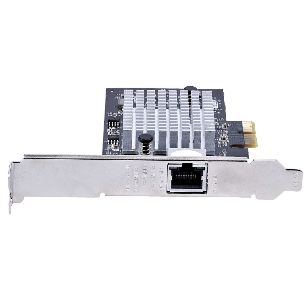 StarTech.com 1-Port 10Gbps PCIe Network Adapter Card, Network Card for PC/Server, Six-Speed PCIe Ethernet Card with Jumbo Frame Support, NIC/LAN Interface Card, 10GBASE-T and NBASE-T - Image 3