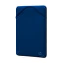HP 2F1X4AA 14 Inch Reversible Protective Laptop Sleeve - Black/Blue thumbnail 2