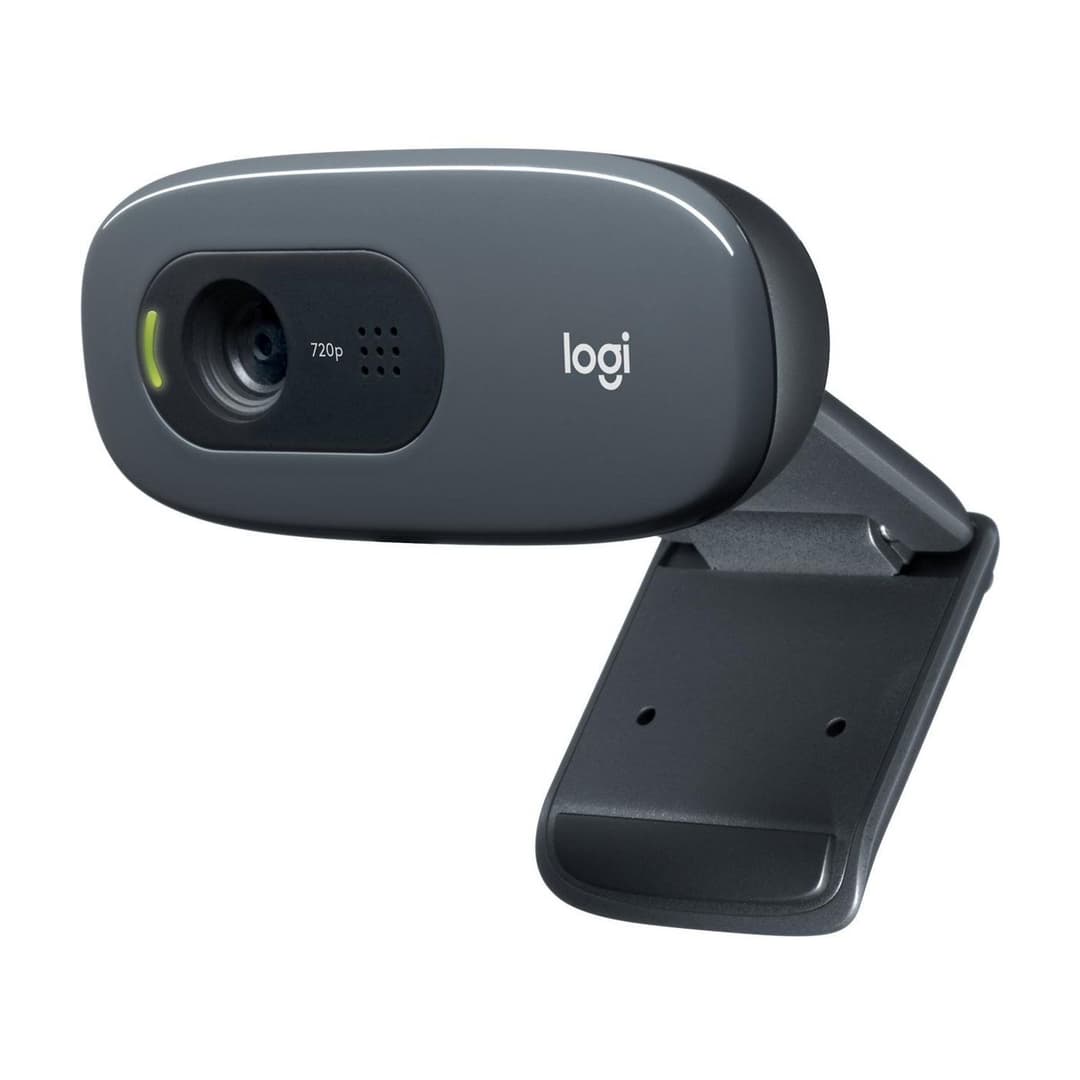 Logitech C270 HD Webcam 720p - Black (960-001063) - Image 1