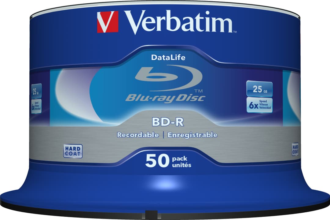 Verbatim Datalife 6x BD-R 25 GB 50 pc(s) - Image 1