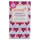 Pukka Herbs Organic Elderberry And Echinacea Fruit Tea Sachets, With Elderflower - 20 Bags, 40g - Image 2