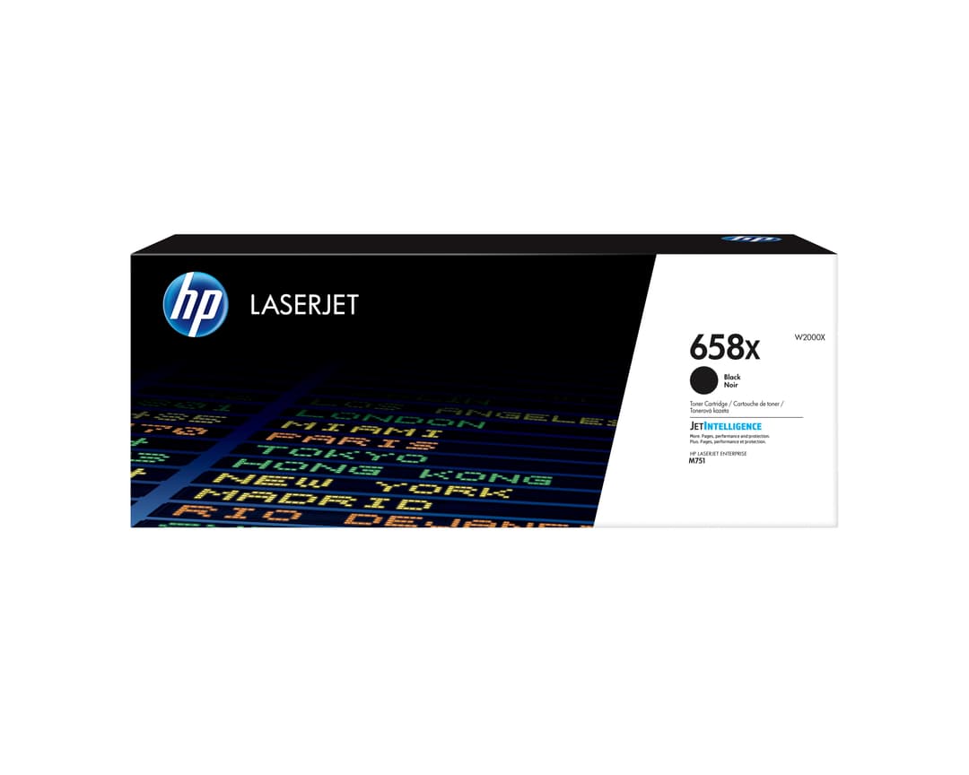 HP 658X High Yield Black Original LaserJet Toner Cartridge - Image 1