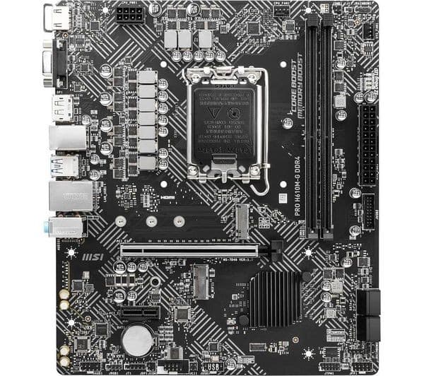 MSI PRO H610M-G DDR4 LGA 1700 Intel H610 Micro-ATX Motherboard