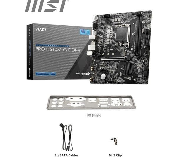 MSI PRO H610M-G DDR4 LGA 1700 Intel H610 Micro-ATX Motherboard - Image 4
