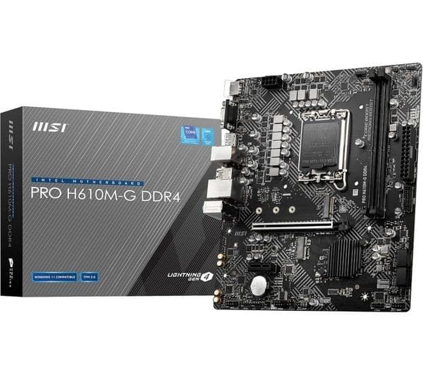 MSI PRO H610M-G DDR4 LGA 1700 Intel H610 Micro-ATX Motherboard - Image 6