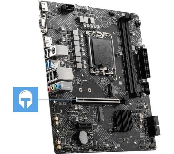 MSI PRO H610M-G DDR4 LGA 1700 Intel H610 Micro-ATX Motherboard - Image 7