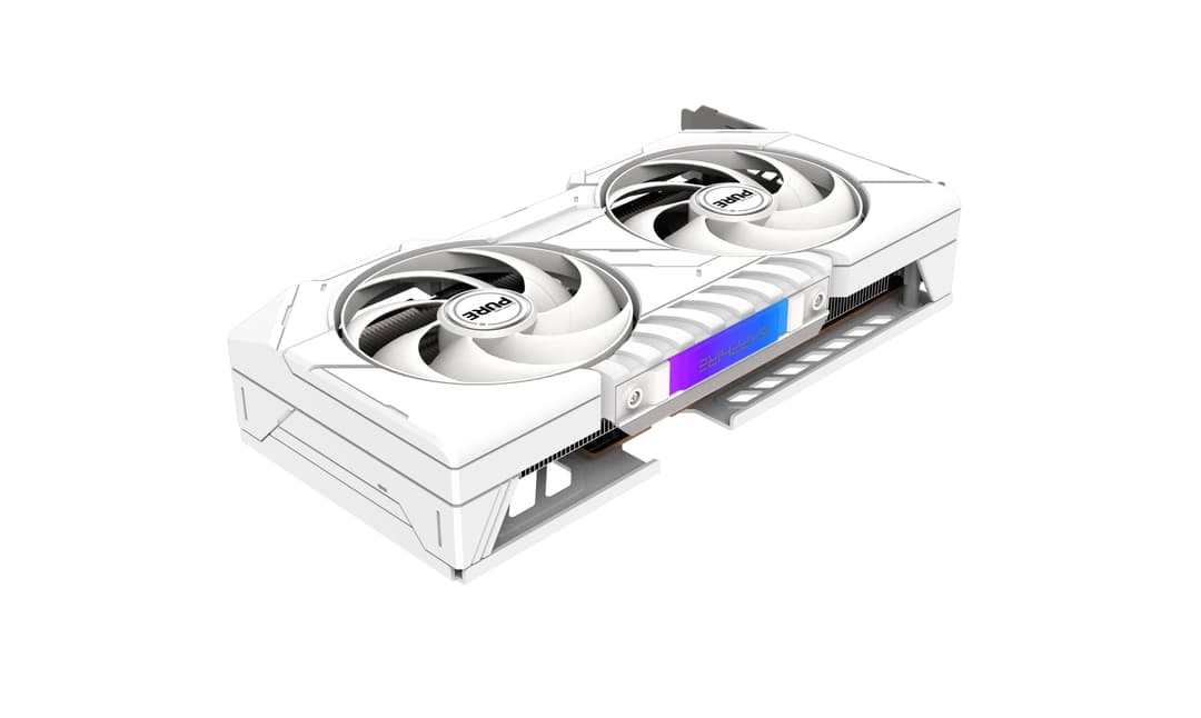 Sapphire PURE AMD Radeon RX 9060 XT Gaming OC 16 GB GDDR6 Graphics Card White - Image 3