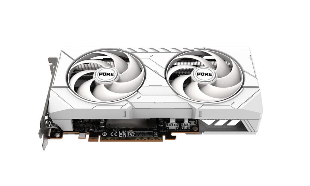 Sapphire PURE AMD Radeon RX 9060 XT Gaming OC 16 GB GDDR6 Graphics Card White - Image 4