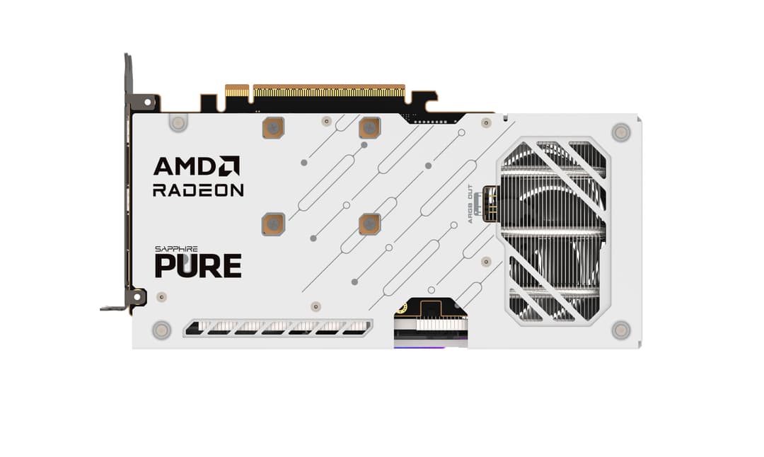Sapphire PURE AMD Radeon RX 9060 XT Gaming OC 16 GB GDDR6 Graphics Card White - Image 5