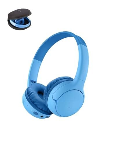 Belkin SoundForm Mini 2 Wireless On-Ear Kids Headphones - Blue - Image 2