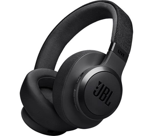 JBL Live 770NC Wireless Over-Ear Noise Cancelling Headphones - Black - Image 1