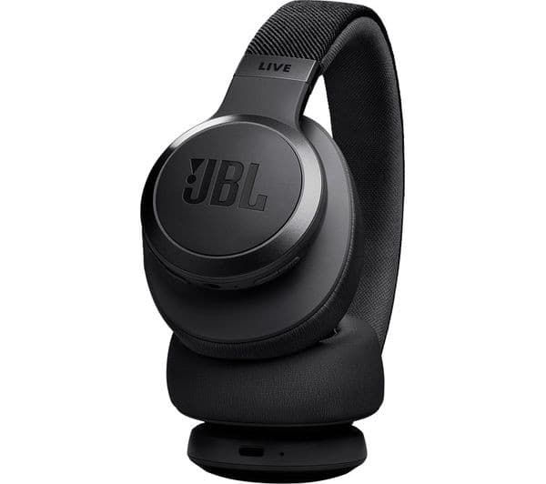 JBL Live 770NC Wireless Over-Ear Noise Cancelling Headphones - Black - Image 7