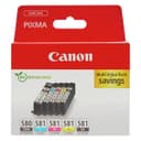Canon PGI-580PGBK & CLI-581 Ink Cartridges - Black & Colour - 5 Cartridge Multipack thumbnail 1