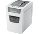 LEITZ IQ Slim Home Office P4 Cross Cut Paper Shredder - 10 Sheet, 23L Bin, White thumbnail 1