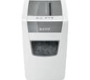 LEITZ IQ Slim Home Office P4 Cross Cut Paper Shredder - 10 Sheet, 23L Bin, White thumbnail 2