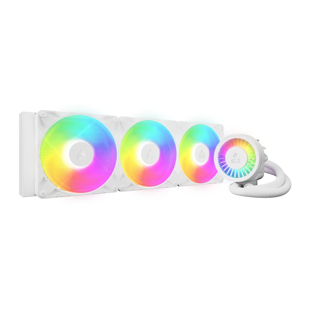 Arctic Liquid Freezer III Pro 420 ARGB Intel/AMD AIO Liquid Cooler - White - Image 2