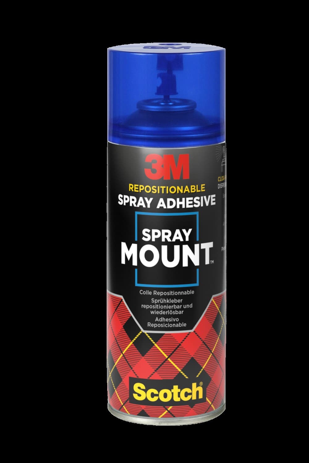Scotch Spray Mount Transparent Repositioning Adhesive Spray Can 400ml - Image 1