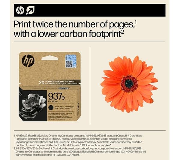 HP 937e EvoMore Black Original Ink Cartridge - Image 4
