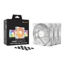 be quiet! Light Wings LX High Speed 120mm ARGB PWM Case Fan - White Triple Pack thumbnail 1