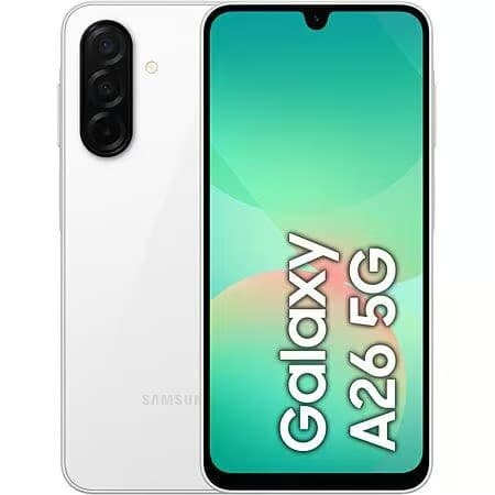 Samsung Galaxy A26 5G 6.7" Smartphone, 6GB RAM, 128GB Storage - White - Image 1