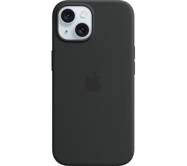 Apple iPhone 15 Silicone Case with MagSafe Black - Image 1
