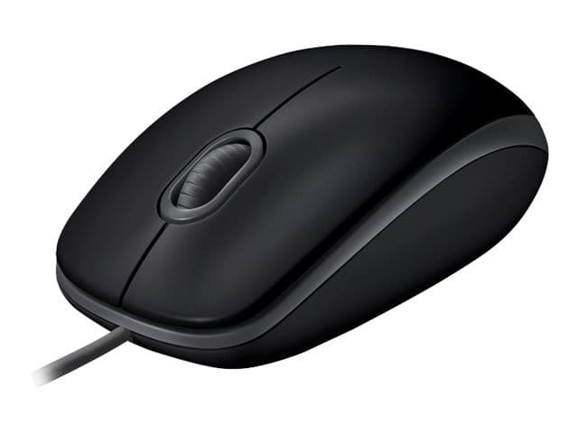Logitech B110 Silent Wired USB Mouse Black