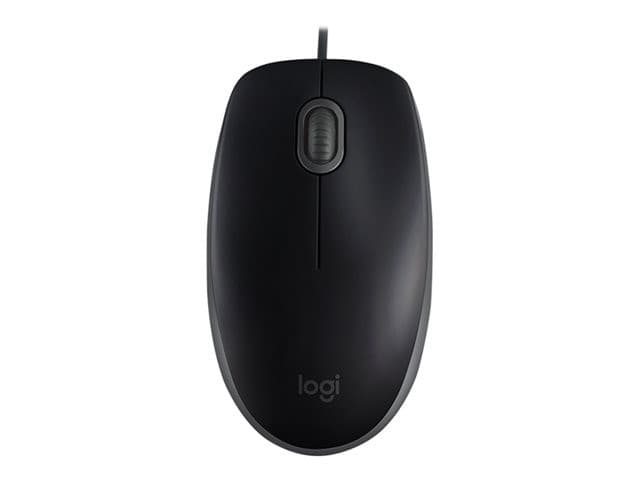 Logitech B110 Silent Wired USB Mouse Black - Image 4
