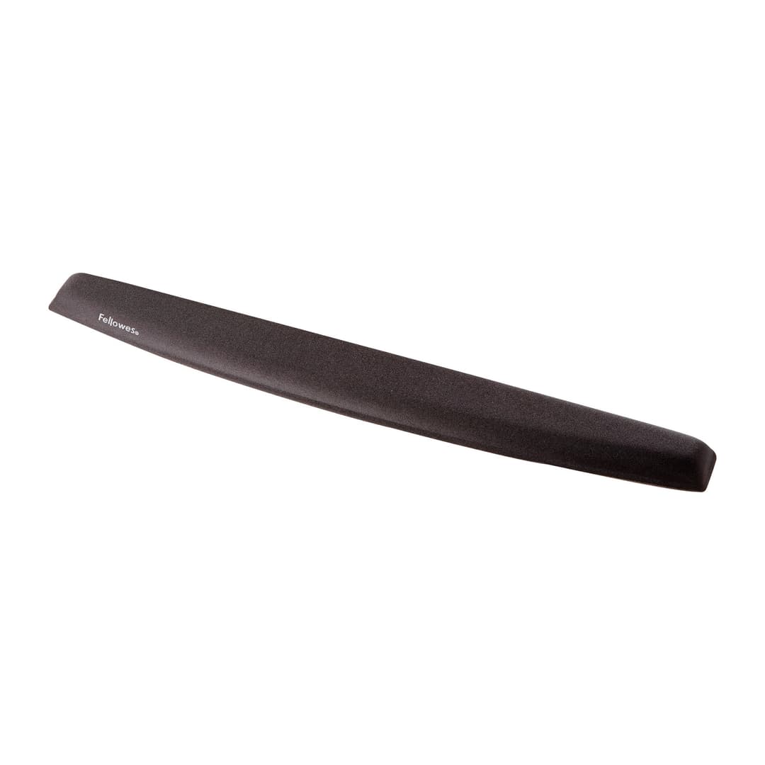 Fellowes Keyboard Wrist Rest - Memory Foam Wrist Rest - Ergonomic Wrist Support for Computer, Laptop, Home Office Use - Black - Image 1