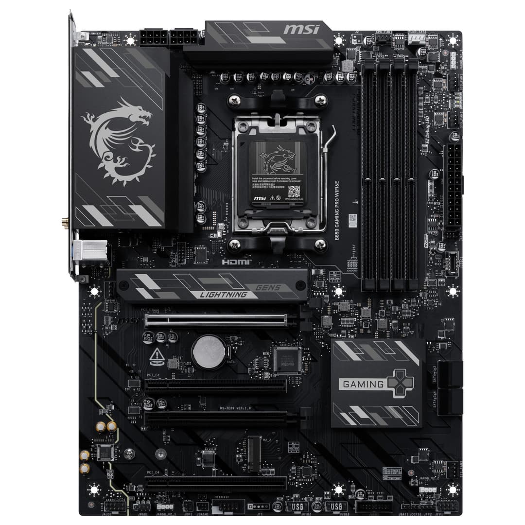 MSI B850 GAMING PRO WIFI6E AMD B850 DDR5 ATX Socket AM5 Motherboard - Image 2