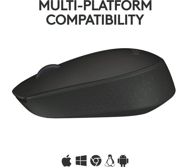Logitech M171 Wireless Mouse - Grey - Image 4