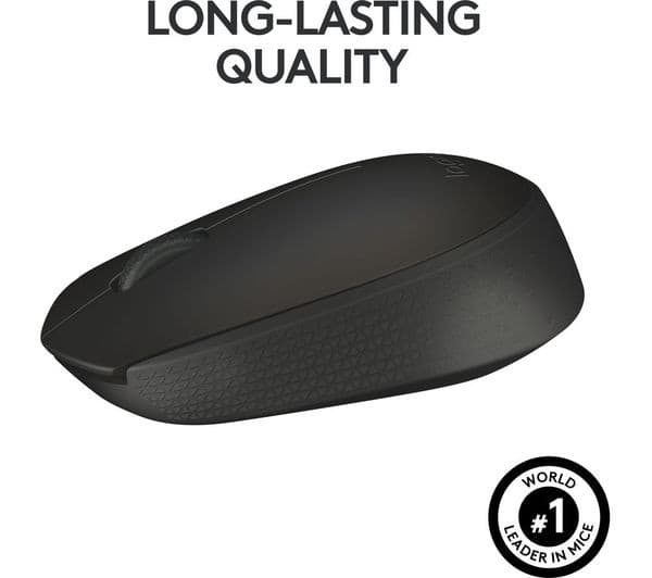 Logitech M171 Wireless Mouse - Grey - Image 5