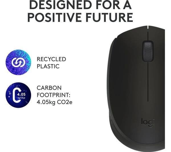 Logitech M171 Wireless Mouse - Grey - Image 9