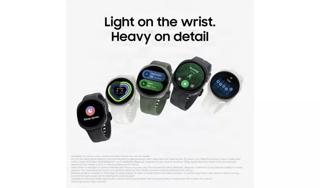 Samsung Galaxy Watch9 (Bluetooth) Smartwatch 40mm Graphite - Image 2