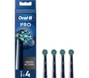 ORAL-B Pro Cross Action Replacement Toothbrush Head - Pack of 4, Black thumbnail 1