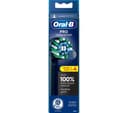 ORAL-B Pro Cross Action Replacement Toothbrush Head - Pack of 4, Black thumbnail 2