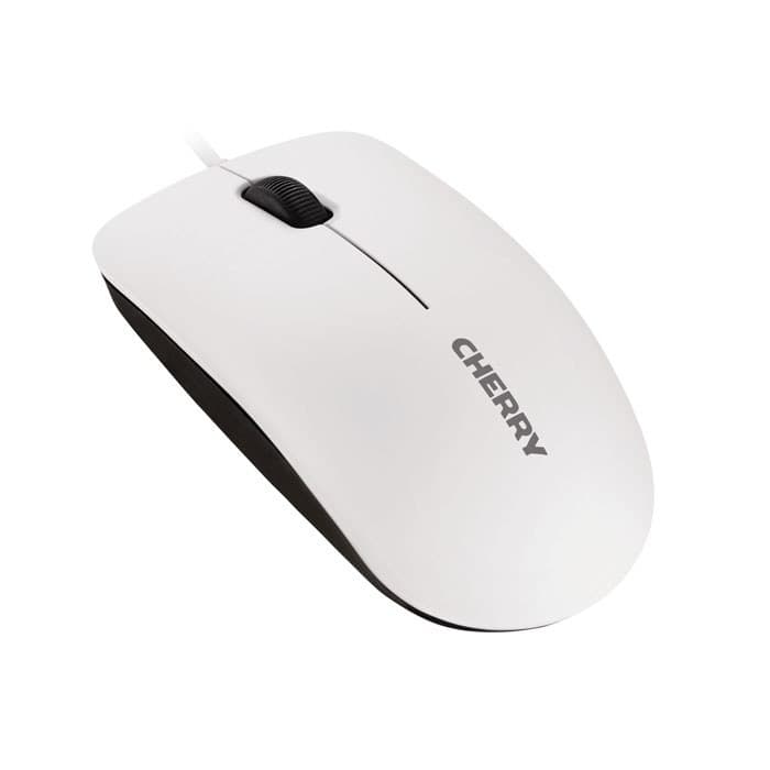 CHERRY MC 1000 Corded Mouse, Pale Grey, USB - Image 3