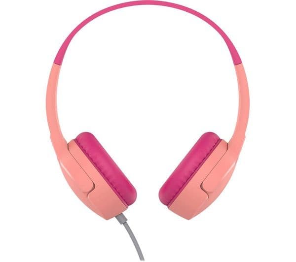 Belkin SoundForm Mini Kids Wired On-Ear Headphones - Pink - Image 7