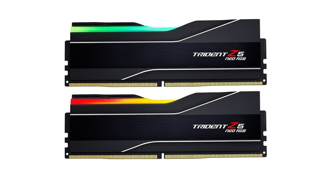 G.Skill Trident Z5 Neo RGB F5-6000J3238F16GX2-TZ5NR 32GB (2 x 16GB) 6000 MHz CL32 DDR5 Desktop RAM - AMD EXPO / Intel XMP 3.0, Black - Image 3