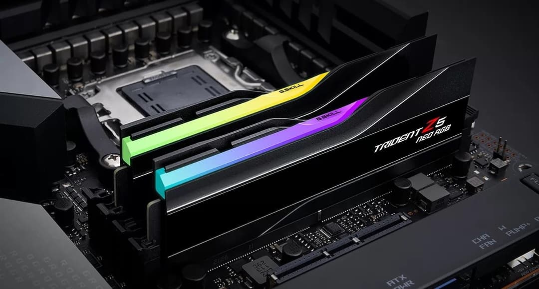 G.Skill Trident Z5 Neo RGB F5-6000J3238F16GX2-TZ5NR 32GB (2 x 16GB) 6000 MHz CL32 DDR5 Desktop RAM - AMD EXPO / Intel XMP 3.0, Black - Image 4