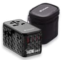 Verbatim UTA-10 140W GaN III Universal Travel Adapter with 2 x USB-C PD 3.1 & QC 4+, 1 x USB-C PD 3.0 & 1 x USB-A QC 3.0 ports thumbnail 3
